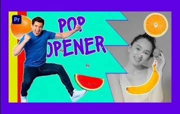 Pop Art Opener Premiere Pro Template