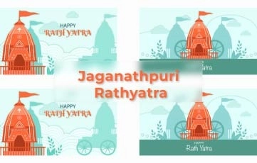 Jaganathpuri Rathyatra Character Animation Premiere Pro Templates
