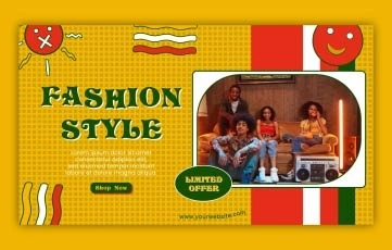 Retro Fashion  Slideshow After Effects Template