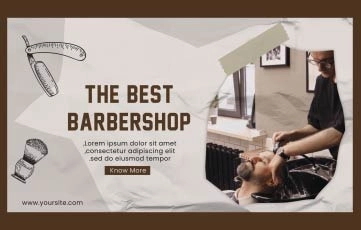 Barber Shop After Effects Slideshow Template