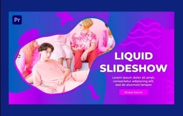 Liquid Premiere Pro Slideshow Template