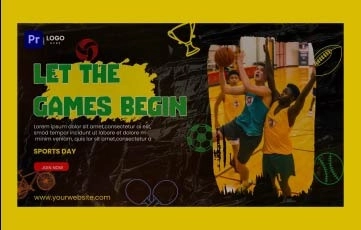 Sports Day Kids Opener Premiere Pro Slideshow Template