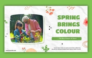 Enjoy Spring Season After Effects Slideshow Template