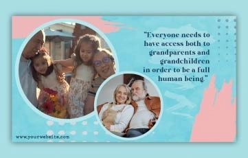 Grand Parents Day Opener After Effects Slideshow Template