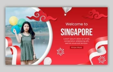 Singapore Travel After Effects Slideshow Template
