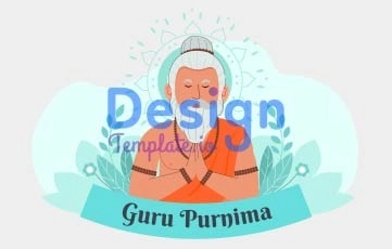 Guru Purnima Character Animation Scene