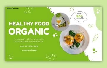 Healthy Food Menu Slideshow After Effects Template
