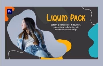 Liquid Pack Premiere Pro Slideshow Template