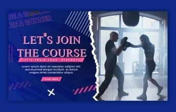 Boxing Sport After Effects Slideshow Template