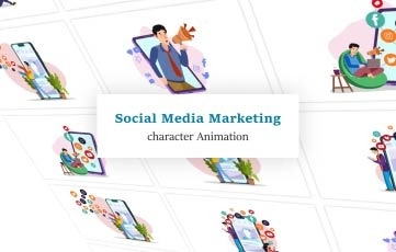 Social Media Marketing Premiere Pro Template