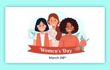 Women's Day Character Premiere Pro Templates