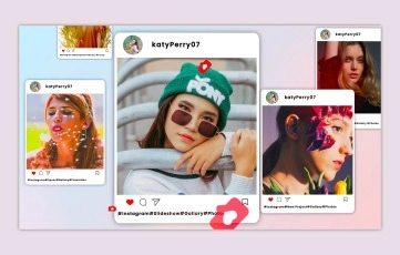 Social Media Instagram After Effects Slideshow Template