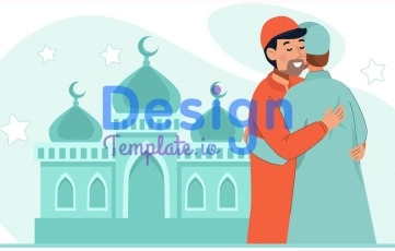 Islamic Eid Animation Scene
