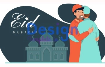 Eid Muslim Festival Animation Scene
