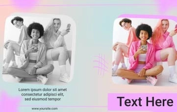 Pastel Colors After Effects Slideshow Template