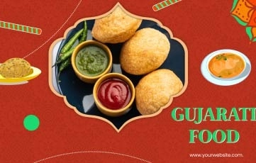 Gujrati Food After Effects Slideshow Template