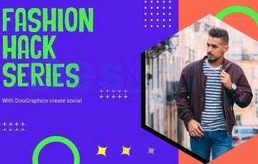 Retro Fashion Trendy Opener After Effects Template