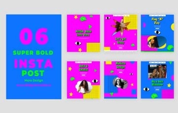 Super Bold Instagram Post After Effects Template