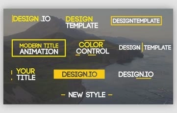 Movement Names After Effects Template