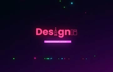 Minimal Particle Light Logo After Effects Templates