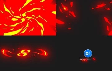 Fire Logo Reveal After Effects Templates 3