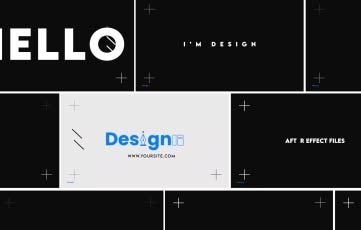 Typo Stomp Intro Logo Reveal After Effects Templates