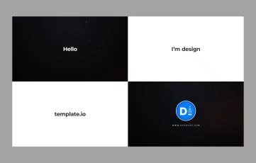 Typography Logo Reveal After Effects Templates