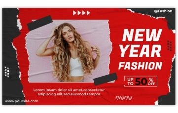 New Year Fashion Intro After Effects Template