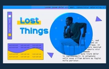 Lost Things Slideshow After Effects Templates