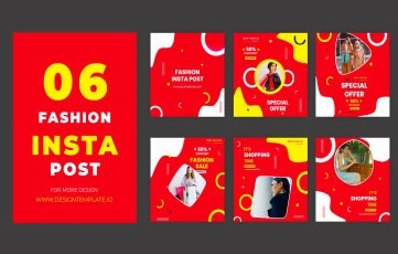 Fashion Instagram Post After Effects Template