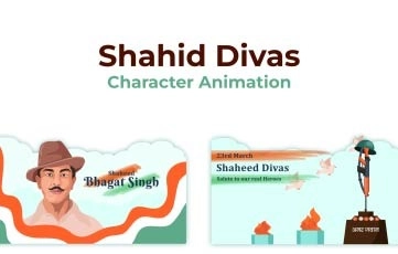 Shaheed Divas Illustration After Effects Template