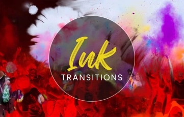 Ink Transition Pack After Effects Template
