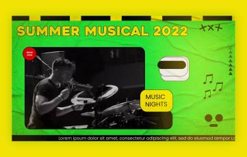 Musical Event Intro After Effects Templates