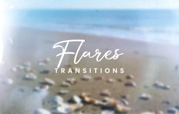 Flares Transitions Pack After Effects Template
