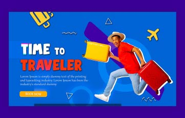 Traveler Images Collage Intro After Effects Templates