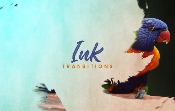New Ink Transitions Pack After Effects Template