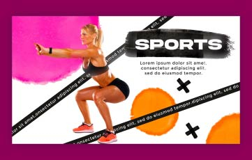 Brush Sports Intro After Effects Templates