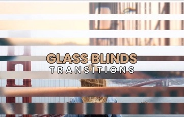 Transition Glass Blinds With Smart Design After Effects Template