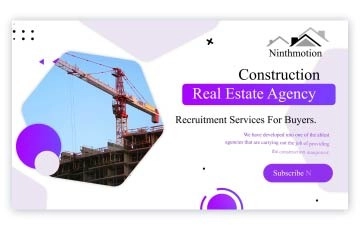 Construction Site Intro Slideshow After Effects Template