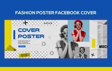 Fashion Poster Facebook Cover After Effects Template 02