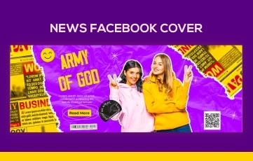 News Facebook Cover After Effects Template 02