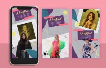 Note Book Instagram Story After Effects Template 03