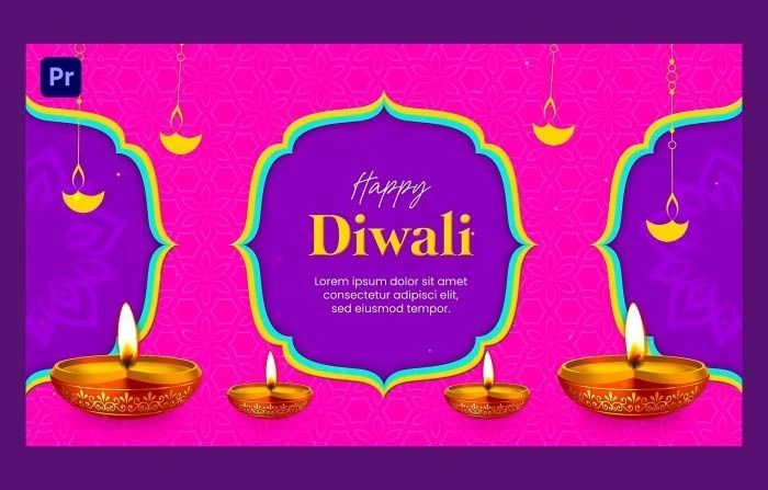 Diwali Slideshow Diwali Wishes Premiere Pro Templates
