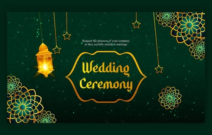 Custom Design Your Muslim Wedding Invitation Slideshow With After Effects Template