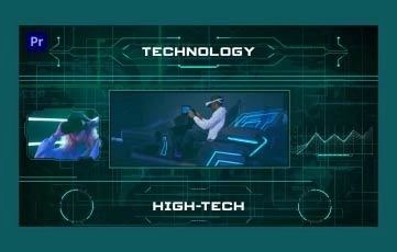 High-Tech Video Presentations Premiere Pro Template
