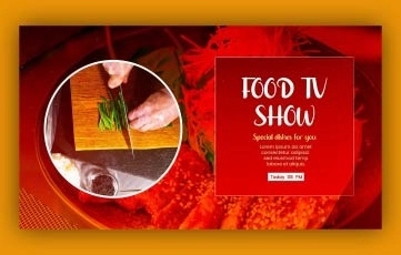 Replace Food Your Images With Amazing Slideshow After Effects Template