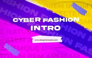 Cyber Fashion Intro After Effects Template