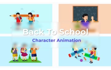 Back To School Character Animation Scene Pack 2