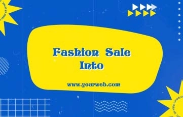 Fashion Sale Intro After Effects Template