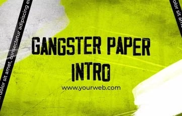 Fitness Paper Intro After Effects Template